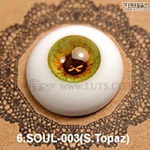 娃娃眼珠 12mm Soul Jewelry NO 003 S Topaz